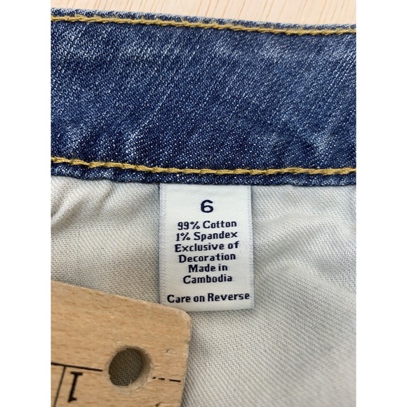 Simply Vera Wang Womens Jeans Size 6 Approx 30x26‎ Blue Denim Straight Leg - Picture 6 of 9